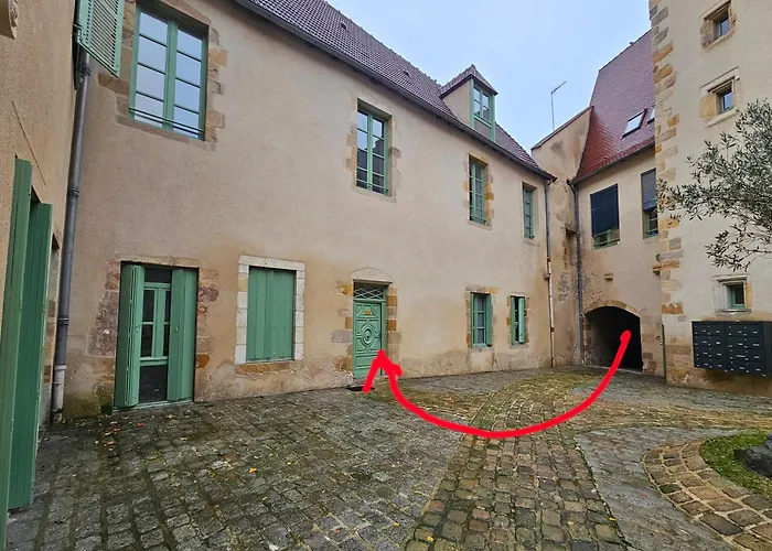 Duplex A 15 Min A Pieds De La Gare, Centre Historique Монлюсон